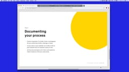 Step 4 — Documenting your process