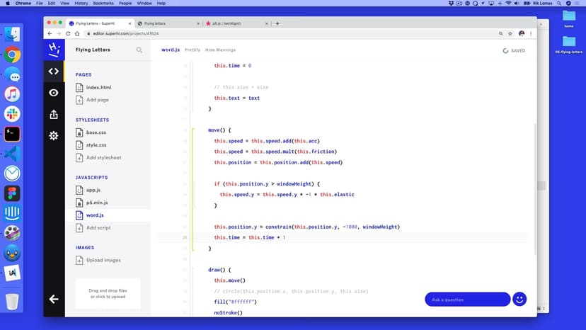 Adding a timeline and alpha channel