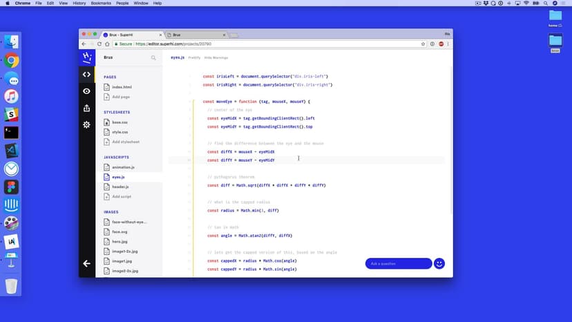 Accounting for scroll for our animation