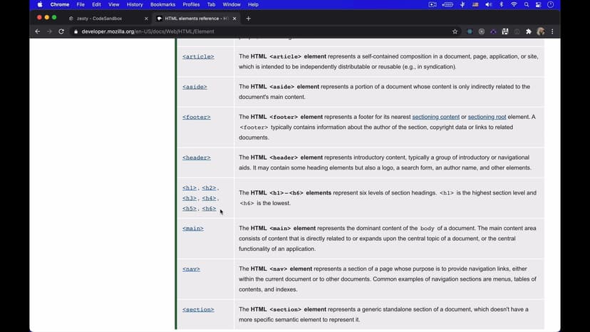 Adding an index counter and refactoring HTML/CSS