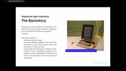 A Brief History of the Graphic User Interface