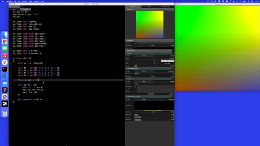 Adding movement with the time uniform