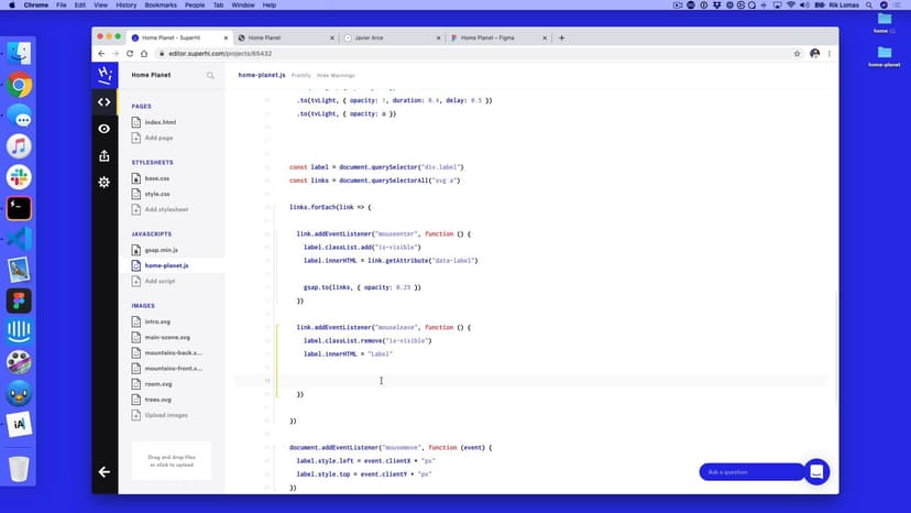 Fading the other links on hover