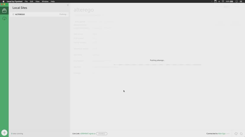 Pushing our site live
