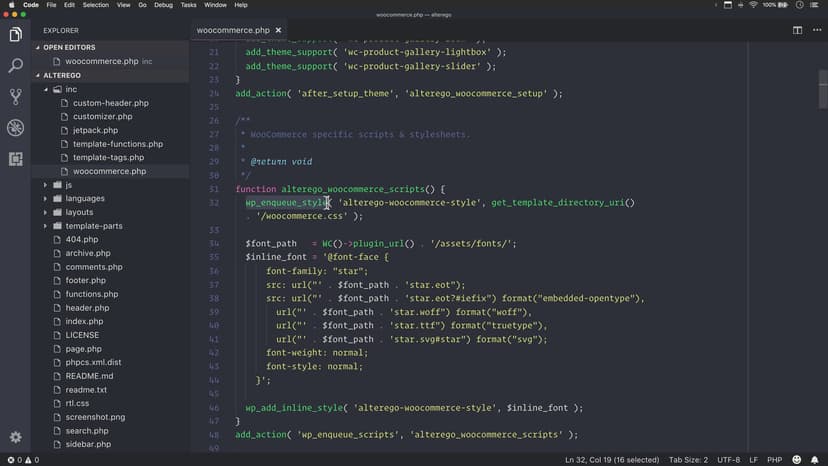 Advanced theme options for WooCommerce
