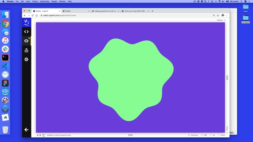 Adding waves to each points radius