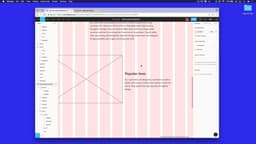 Home page wireframe: grid vs percentage based design + primary vs secondary CTAs